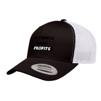 Nurses On Strike Patients Before Profits Retro Trucker Cap | Artistshot