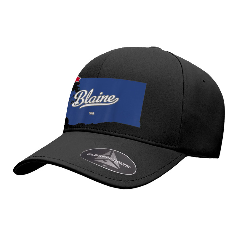 Blaine Washington Wa Map Seamless Cap | Artistshot