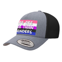 There Are More Than 2 Genders Genderfluid Flag Omnisexual Yupoong Trucker Cap | Artistshot