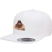 Ron Swanson Art 5 Panel Snapback Cap | Artistshot