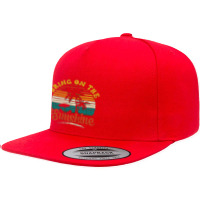 Summer Vibes California Beach 5 Panel Snapback Cap | Artistshot