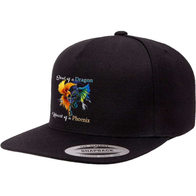 Soul Of A Dragon Heart Of A Phoenix T Shirt 5 panel snapback cap by Anitabostic | Artistshot