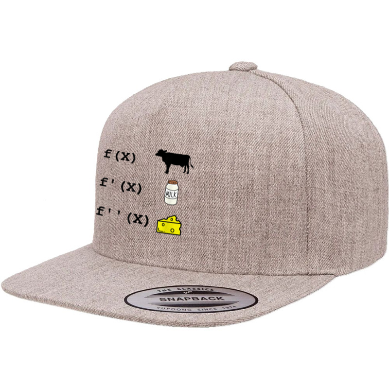 Funny Derivative Analysis Mathematics Math Teacher Student Funny Gift 5 panel snapback cap by Aria-Proctor | Artistshot