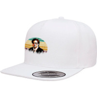 Music Retro Gyllenhaal Gift Men 5 Panel Snapback Cap | Artistshot