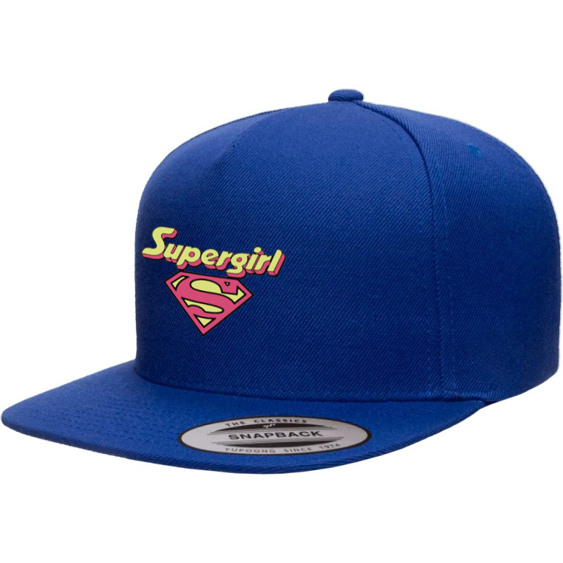 Supergirl 5 Panel Snapback Cap | Artistshot