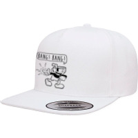 Cuphead Bang Bang Finger Gun Outline Graphic 5 Panel Snapback Cap | Artistshot