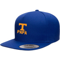 Tennessee Volunteers Papa Combined Flags Apparel 5 Panel Snapback Cap | Artistshot