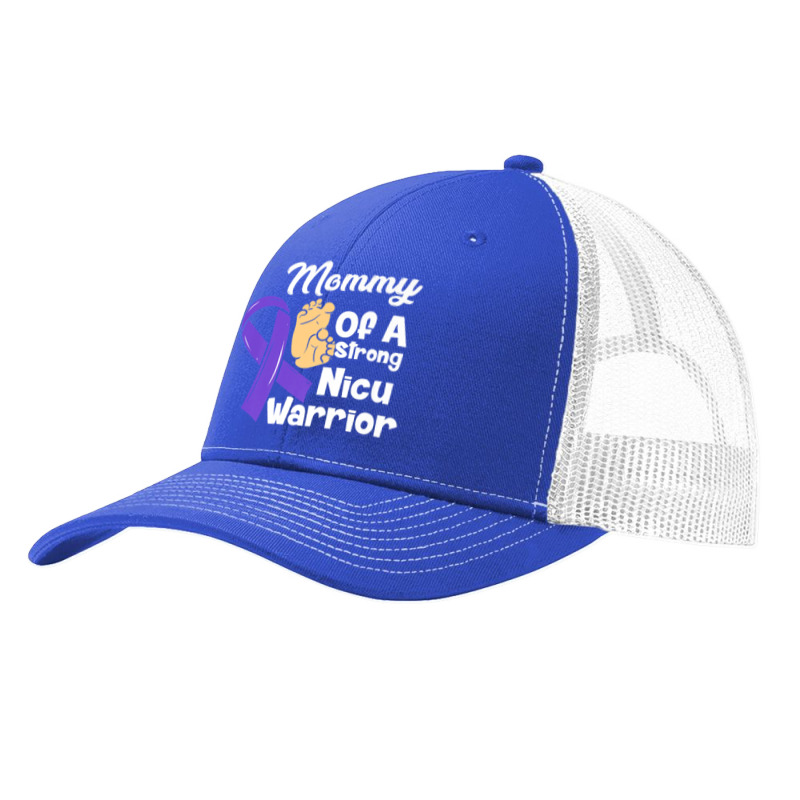 Mommy Of A Strong Nicu Warrior Baby Purple Ribbon Awareness Premium T Pa Trucker Cap | Artistshot