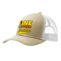 One Legged Wonder Funny Amputee Prosthetic Surgery Graphic T Shirt Pa Trucker Cap | Artistshot