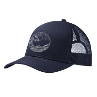 The Great Wave Off Kanagawa Minimal Line Art Nature Gift T Shirt Pa Trucker Cap | Artistshot