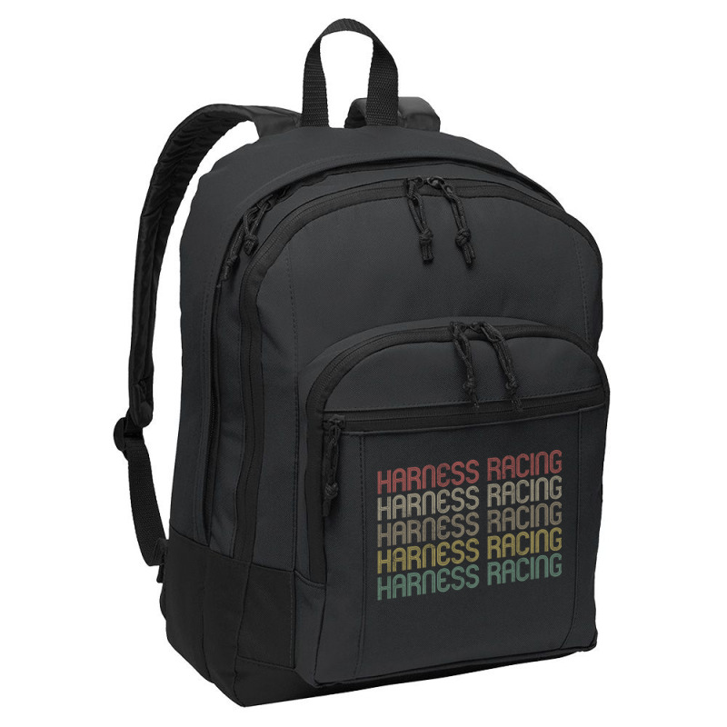 Retro Style Harness Racing Design Basic Backpack | Artistshot