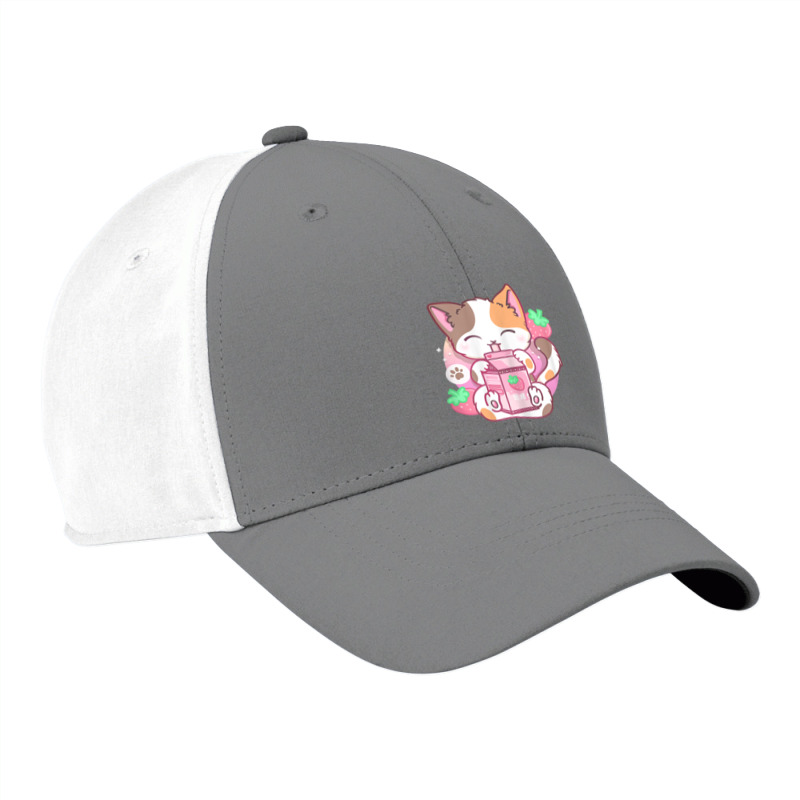 Strawberry Shake Strawberry Milk Cat Kawaii Neko Anime T Shirt Nike Dri-FIT Cap by butacnlzaidelpz | Artistshot