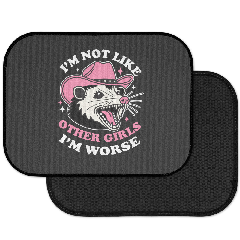 I’m Not Like Other Girls I’m Worse Rear Car Mat | Artistshot