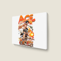 Ace - Onepiece Landscape Canvas Print | Artistshot