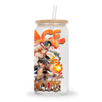 Ace - Onepiece Glass Tumbler | Artistshot