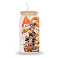 Ace - Onepiece Glass Tumbler | Artistshot