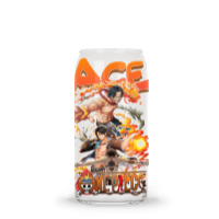 Ace - Onepiece Glass Tumbler | Artistshot