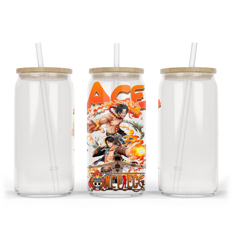 Ace - Onepiece Glass Tumbler | Artistshot