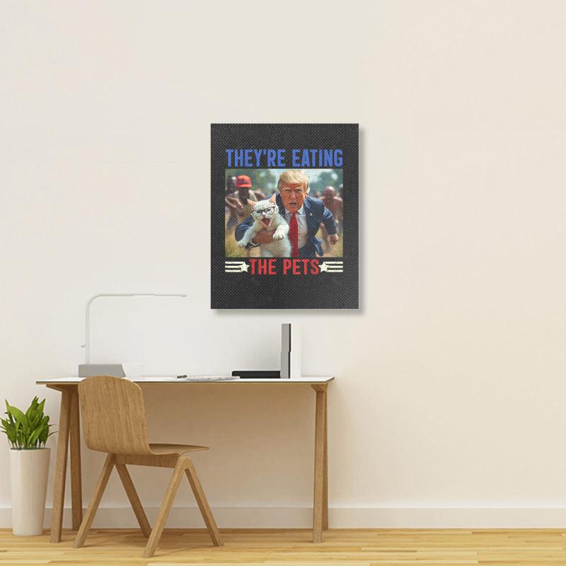 Debate Quote 2024 Donald Trump Portrait Canvas Print | Artistshot