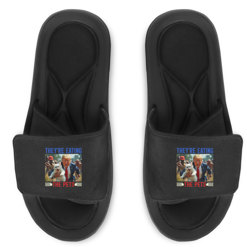 Debate Quote 2024 Donald Trump Slide Sandal | Artistshot