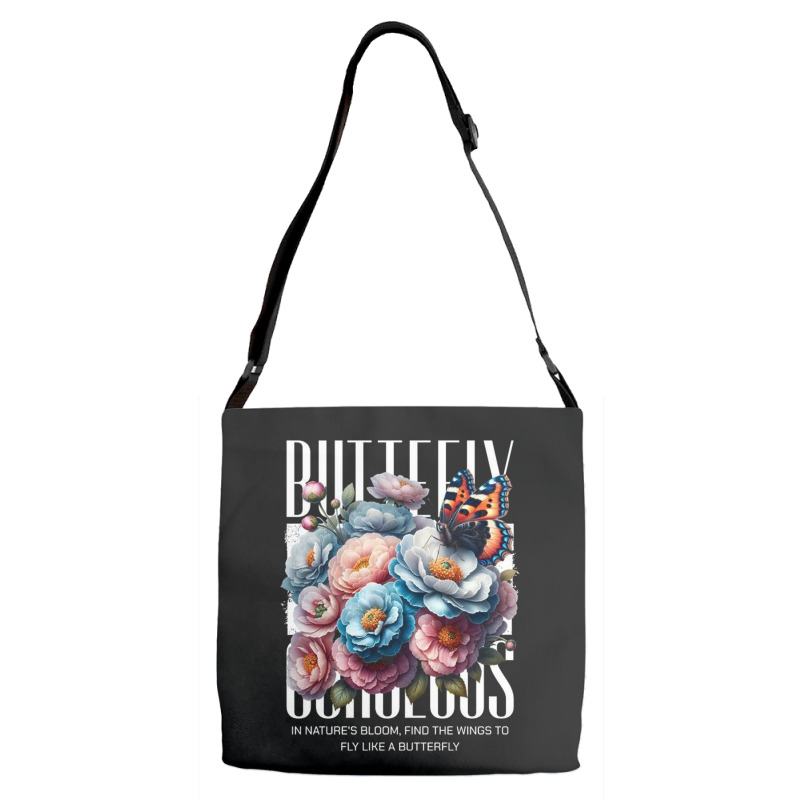 Butterfly Gorgeous Adjustable Strap Totes | Artistshot