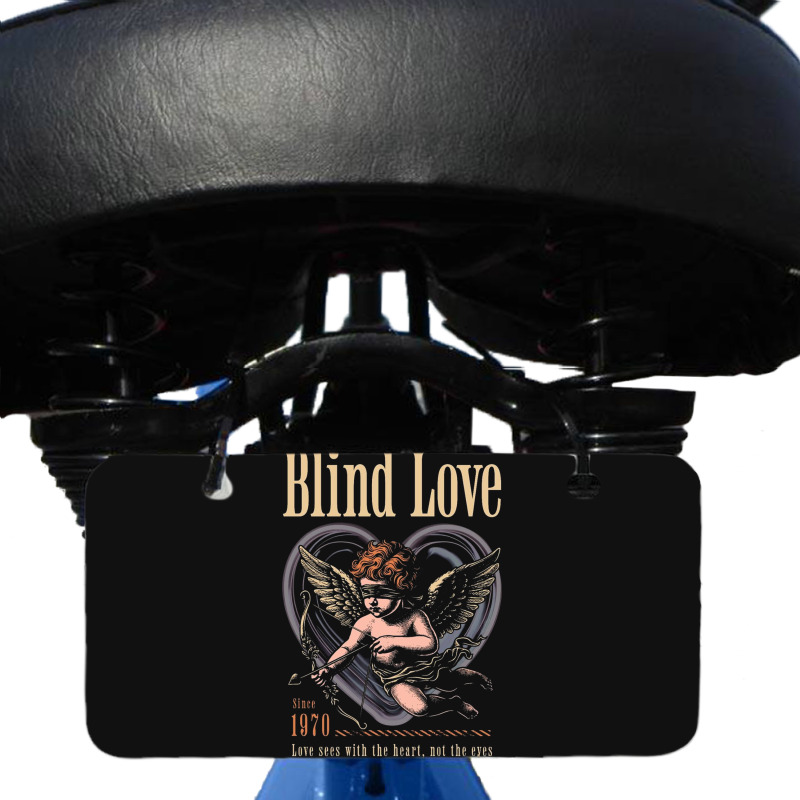 Cupid Blind Love Bicycle License Plate | Artistshot