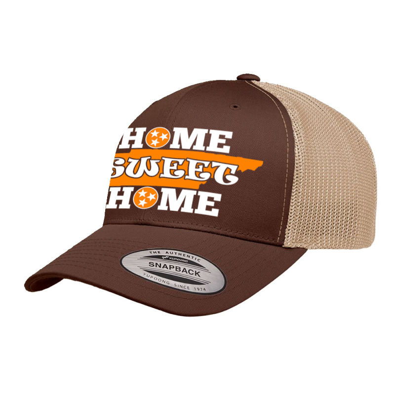 Home Sweet Home Tennessee  Orange State Flag White Tee Retro Trucker Cap by Marybeth890 | Artistshot