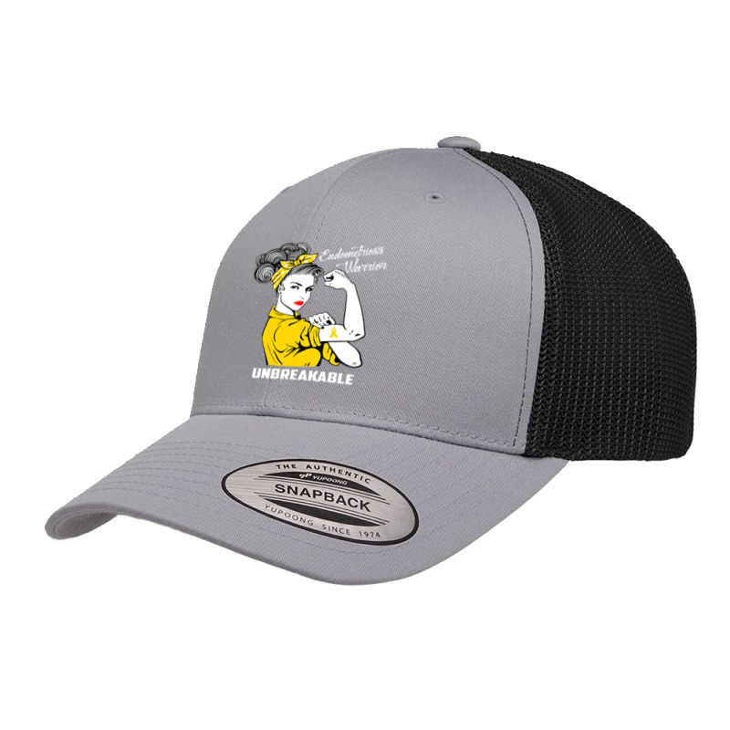 Endometriosis Warrior Unbreakable Awareness Retro Trucker Cap | Artistshot