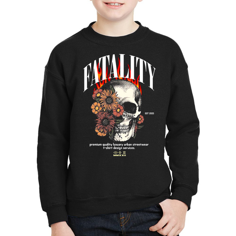 Fatality Youth Sweatshirt by New Nice Shirt | Artistshot