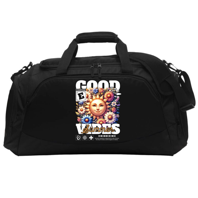 Good Vibes Active Duffel | Artistshot