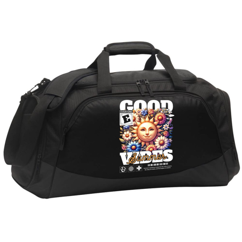 Good Vibes Active Duffel | Artistshot