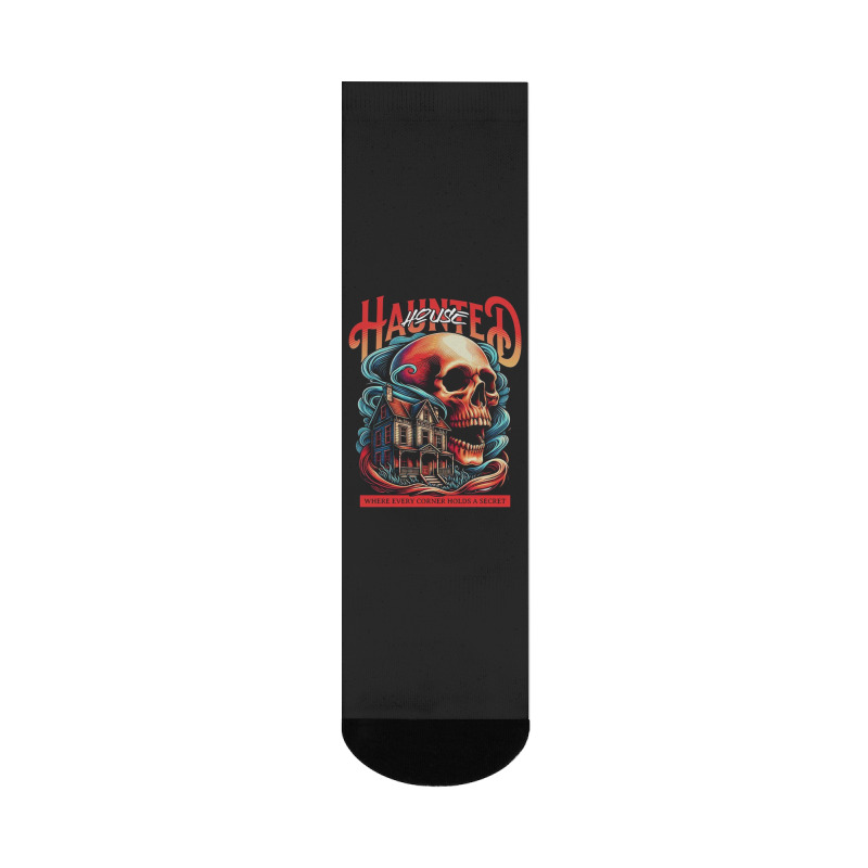 House Haunted Crew Socks | Artistshot