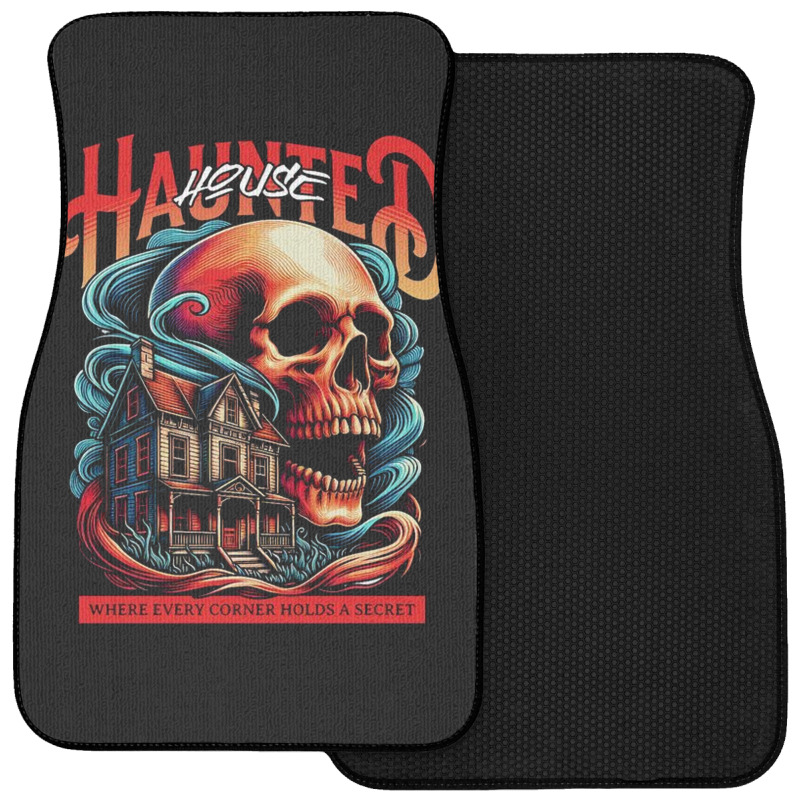 House Haunted Front Car Mat | Artistshot