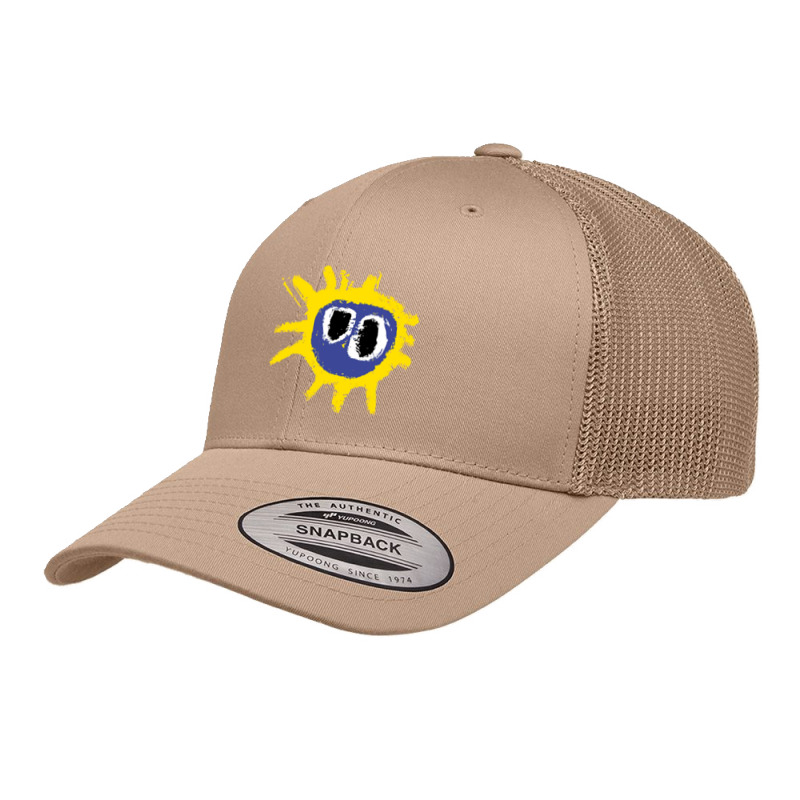 Screamadelica White Retro Trucker Cap by AntonStokes | Artistshot