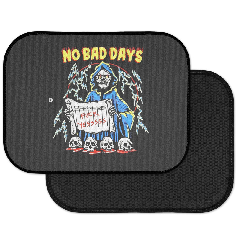 No Bad Days Rear Car Mat | Artistshot