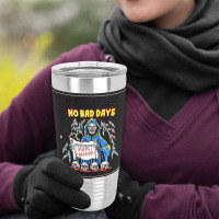 No Bad Days Leatherette Tumbler | Artistshot