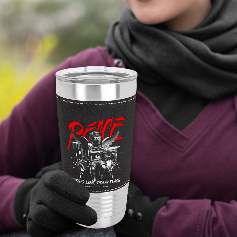 Peace Leatherette Tumbler | Artistshot