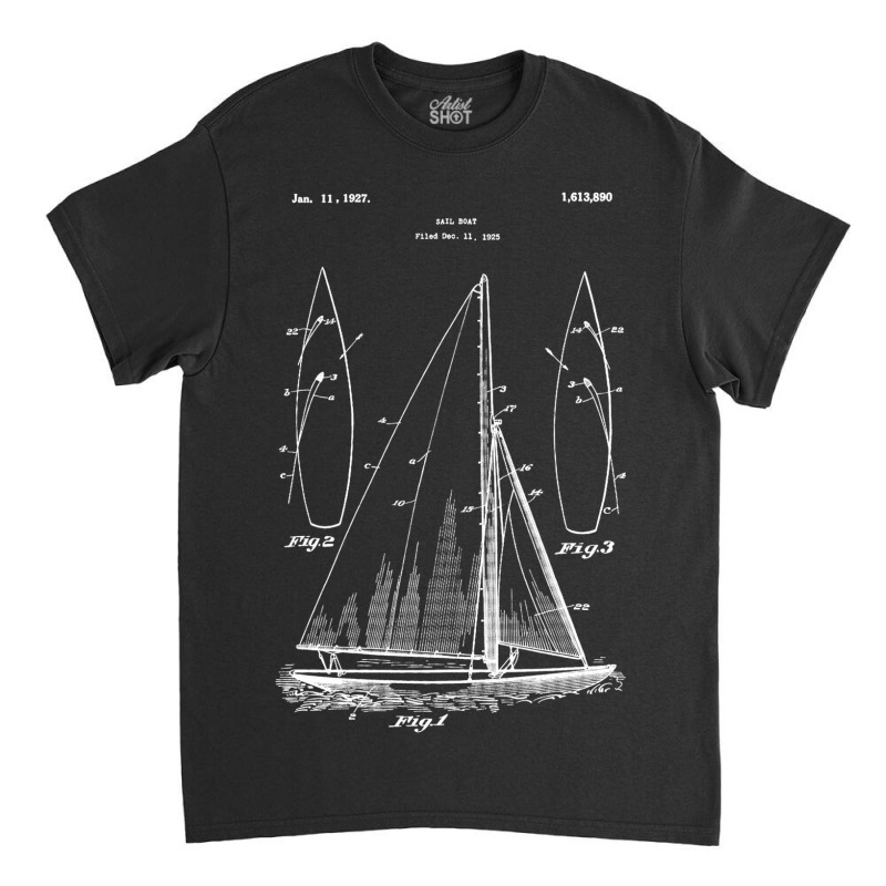 Vintage Sailboat Sailing Sailboating Classic T-shirt | Artistshot