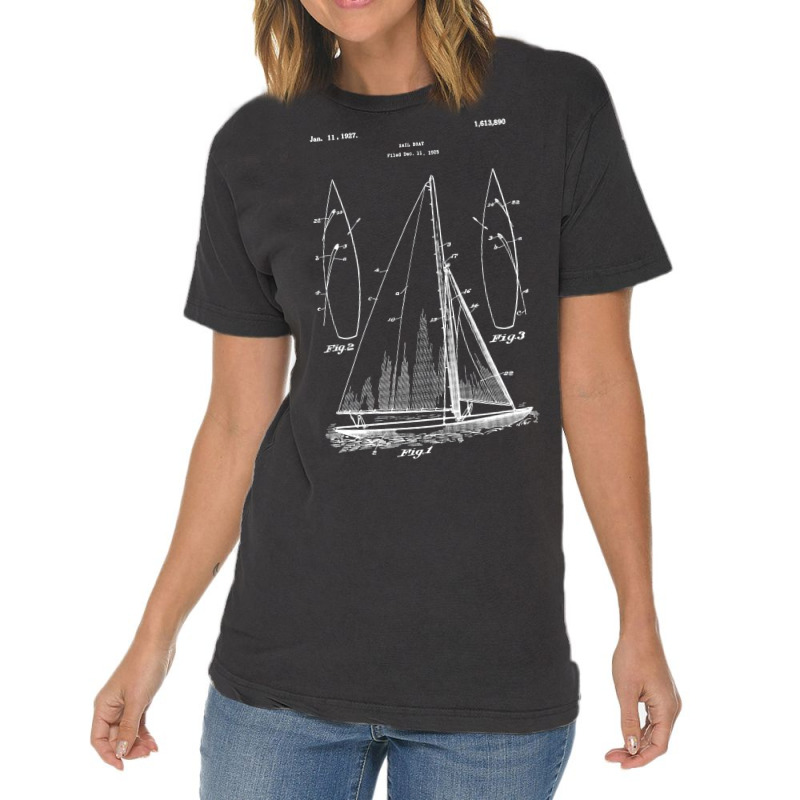 Vintage Sailboat Sailing Sailboating Vintage T-shirt | Artistshot