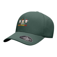 Cow Funny Cattle Happy Hallothanksmas Cow Dairy Xmas Farmer Cow Christ Seamless Cap | Artistshot