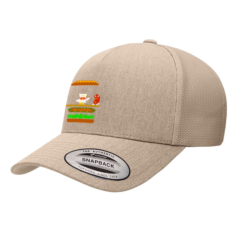 Burger Time Retro 80's Arcade Game Design Yupoong Trucker Cap by cm-arts | Artistshot