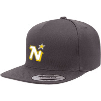 Minnesota-north-stars 5 Panel Snapback Cap | Artistshot