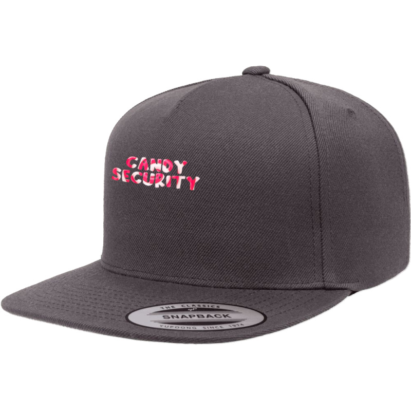 Funny Candy Security Easy Halloween Costume Tick Or Treat 5 panel snapback cap by TopShirts | Artistshot