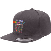 Hispanic Ceremony Month Prideful Latin Spanish Amigo Gifts Mens Womens 5 Panel Snapback Cap | Artistshot