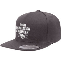 Dishwasher Sanitation Engineer Funny Dishwashing Gift 5 Panel Snapback Cap | Artistshot