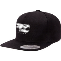 Common Snapping Turtle Skull, Side View. For Reptiles Lovers 5 Panel Snapback Cap | Artistshot