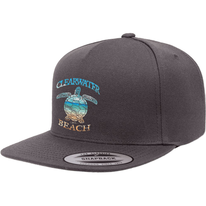 Jcombs Clearwater Beach, Fl, Beach In The Sea Turtle 5 panel snapback cap by FrancesTiffany | Artistshot