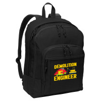 Demolition Engineer Master Builder Building Blocks Bricks For Fans Basic Backpack | Artistshot