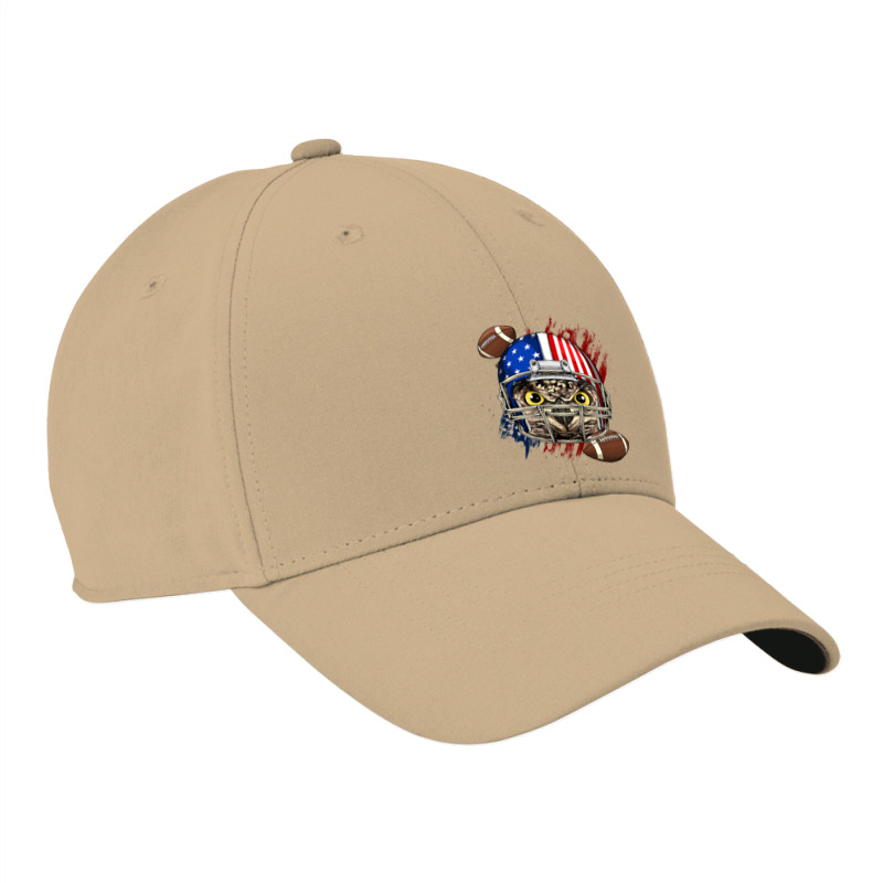 American Football Player Owl Bird Patriotic Animal Owl Lover Nike Dri-FIT Cap by peafowl | Artistshot