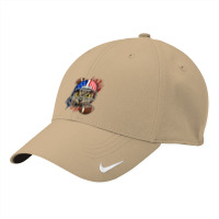 American Football Player Owl Bird Patriotic Animal Owl Lover Nike Dri-fit Cap | Artistshot